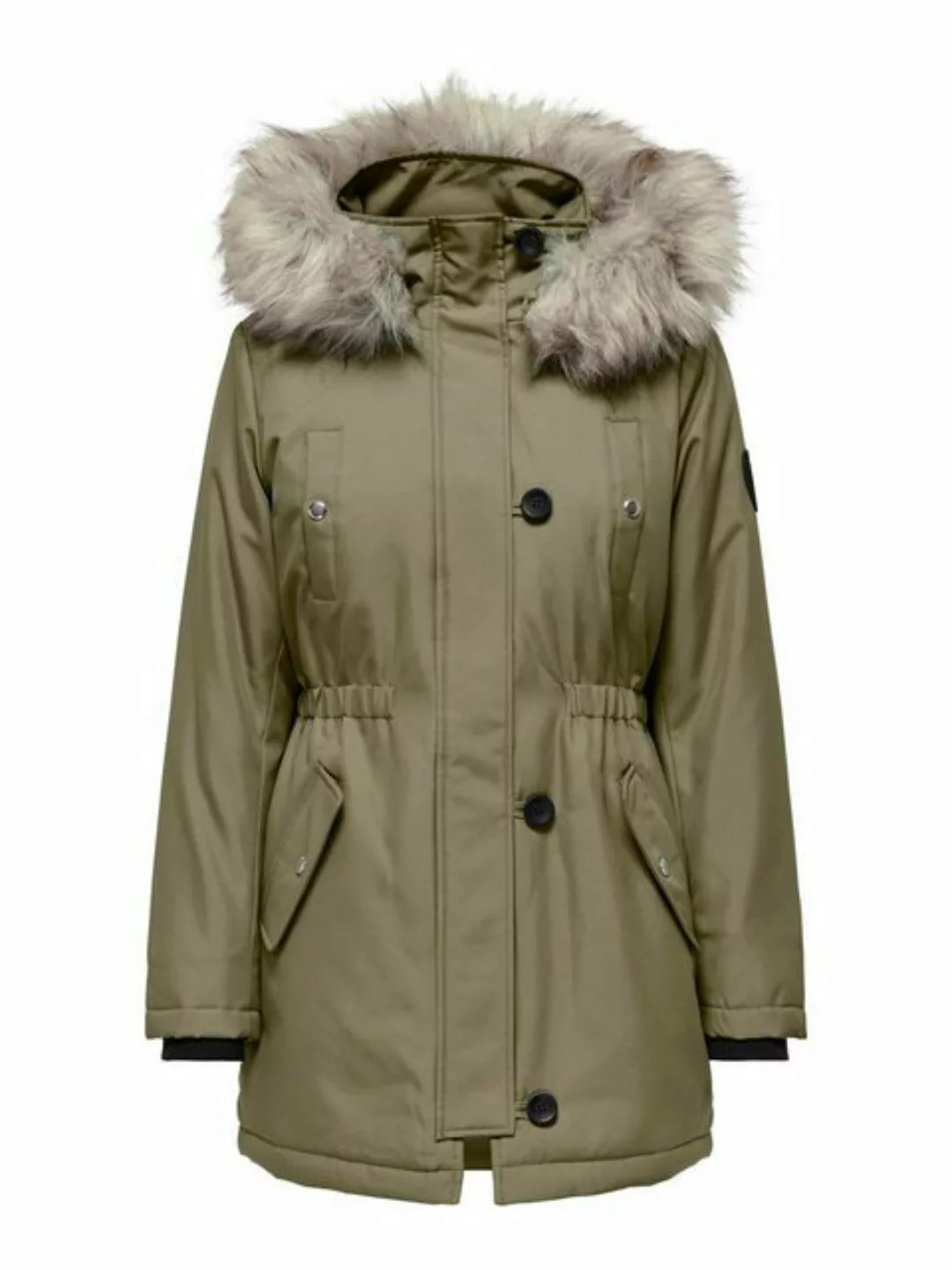 ONLY Winterjacke Only Damen Winter-Jacke OnlIris einfarbiger Parka Mantel F günstig online kaufen