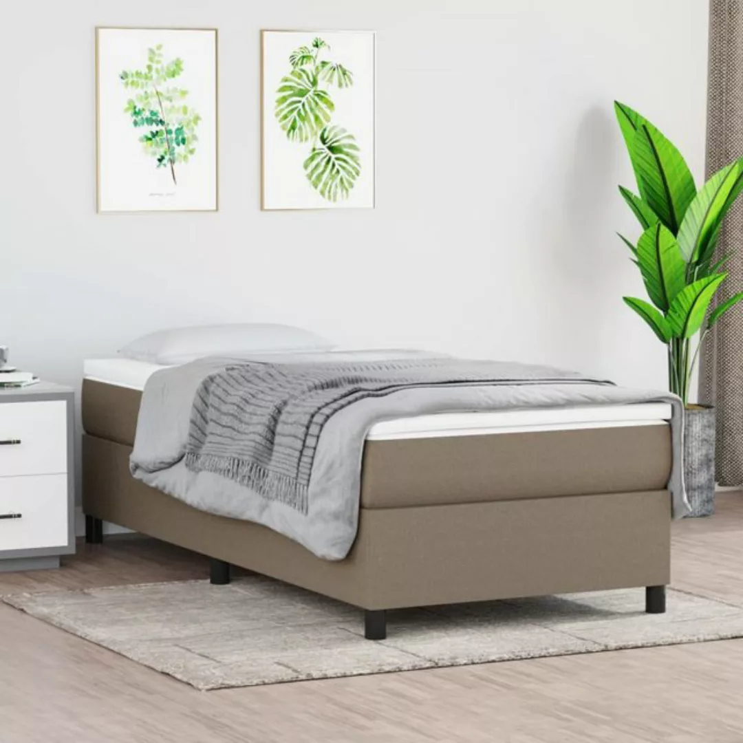 Vidaxl Boxspringbett Creme 90x190 Cm Stoff günstig online kaufen