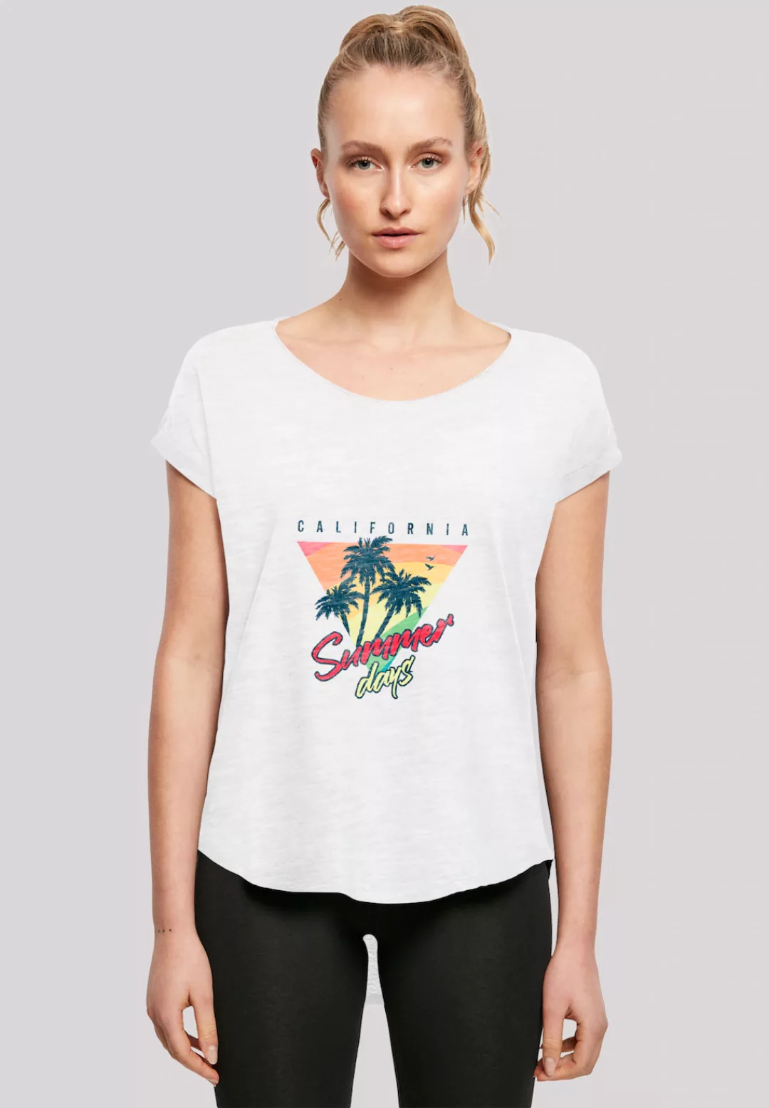 F4NT4STIC T-Shirt "California Palmen Retro", Premium Qualität günstig online kaufen