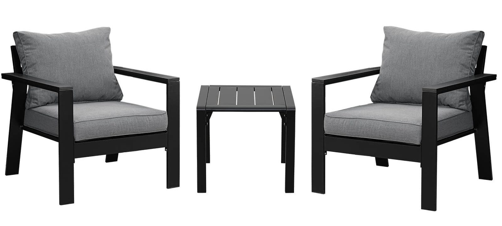 MeXo Gartenlounge-Set Lounge Gartenmöbelset Aluminium, (Kleine günstig online kaufen