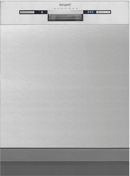 exquisit Unterbaugeschirrspüler »EGSP9313-EF-030E inox«, 13 Maßgedecke günstig online kaufen