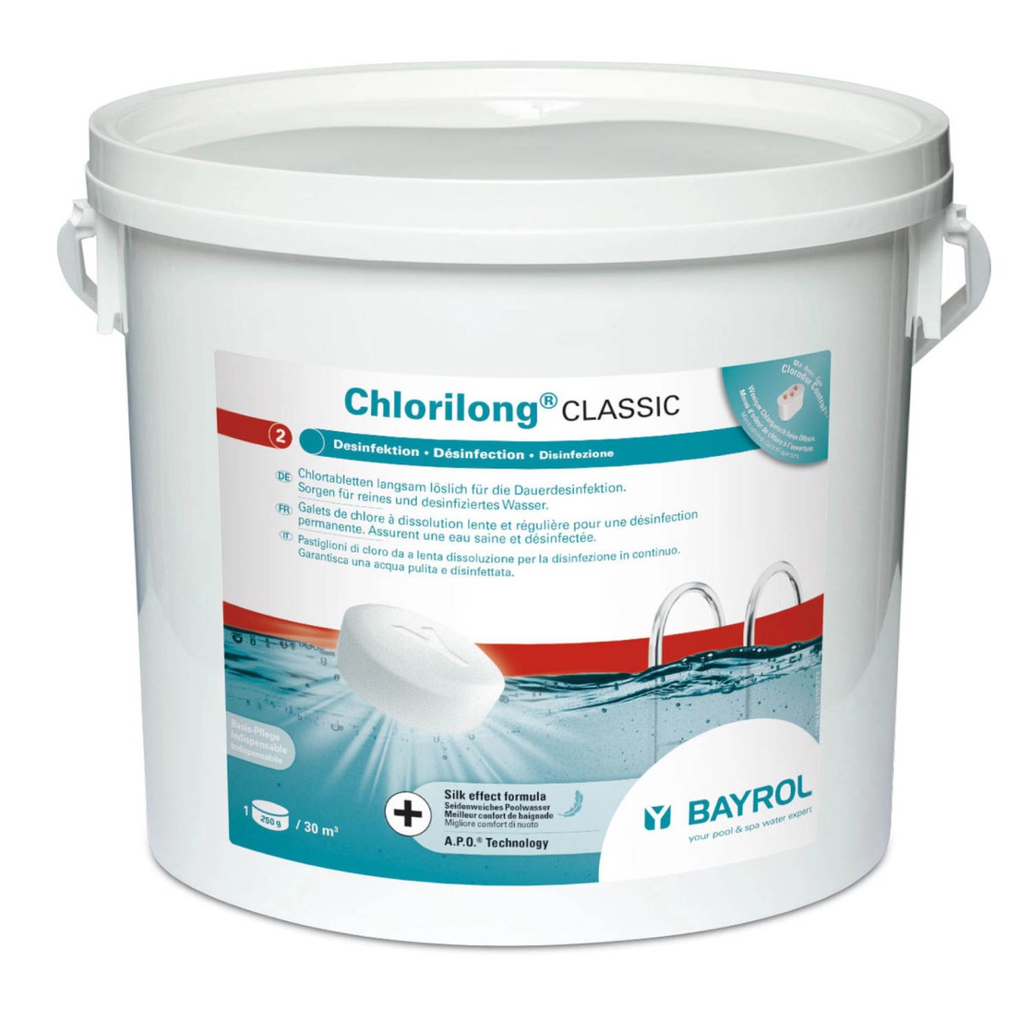 Bayrol Chlorilong Classic Chlortablette zur Langzeitdesinfektion 5 kg günstig online kaufen