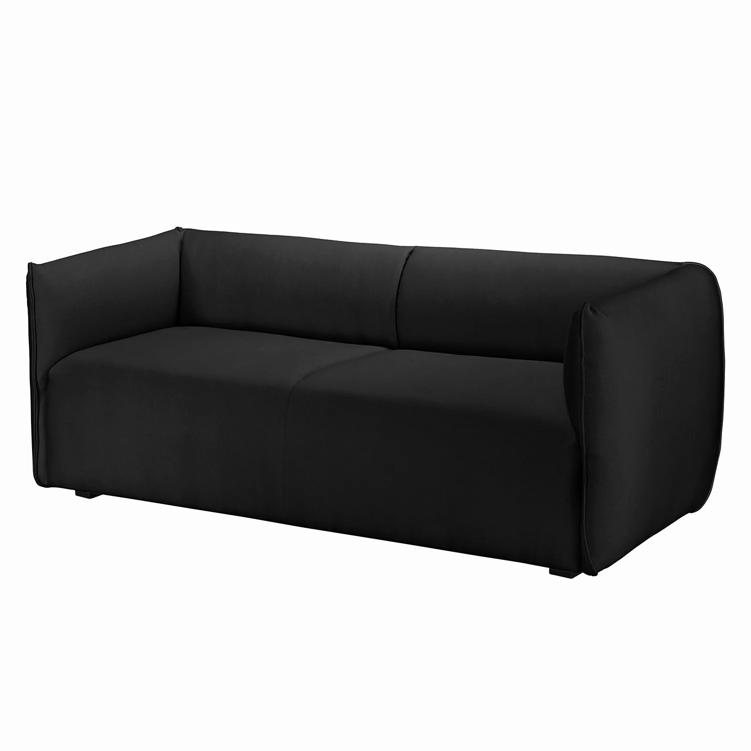 home24 Fredriks Sofa Grady I 3-Sitzer Anthrazit Webstoff 191x70x78 cm (BxHx günstig online kaufen