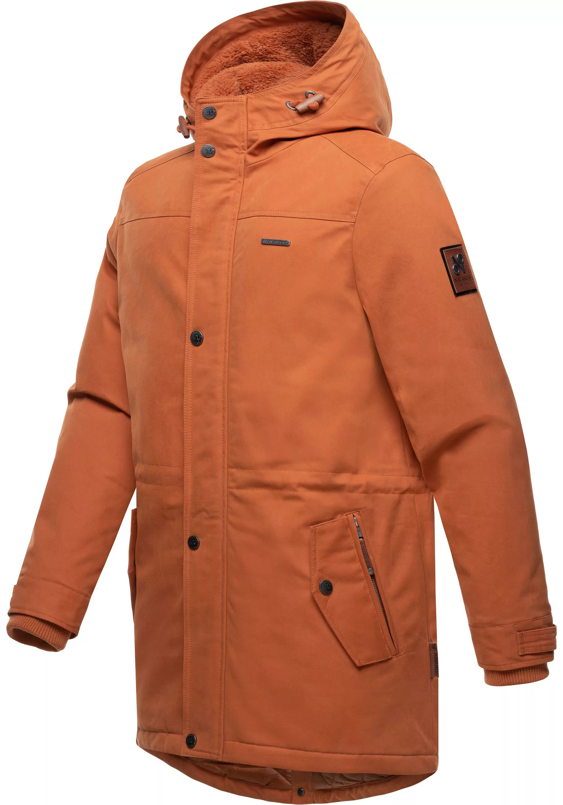 Navahoo Parka "Manaka", mit Kapuze, stylischer Herren Wintermantel mit Kapu günstig online kaufen