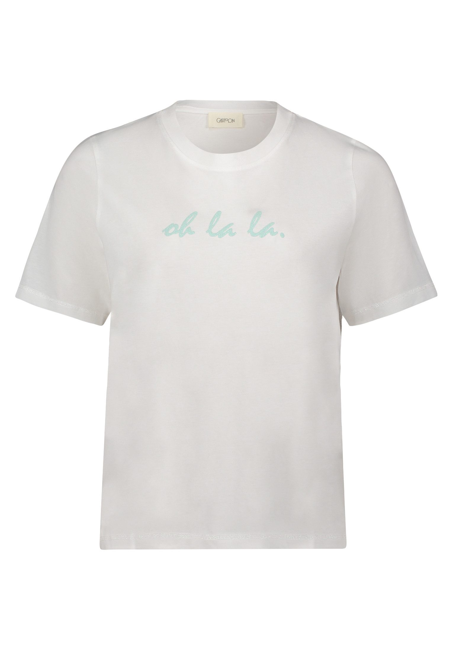 Cartoon Kurzarmshirt Cartoon Damen Printshirt mit günstig online kaufen