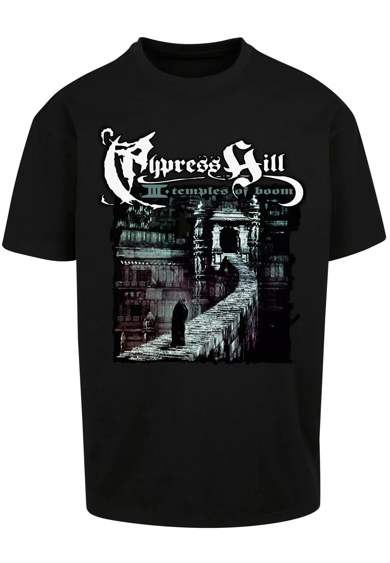 MisterTee Kurzarmshirt "Herren Cypress Hill Temples of Boom Oversize Tee" günstig online kaufen