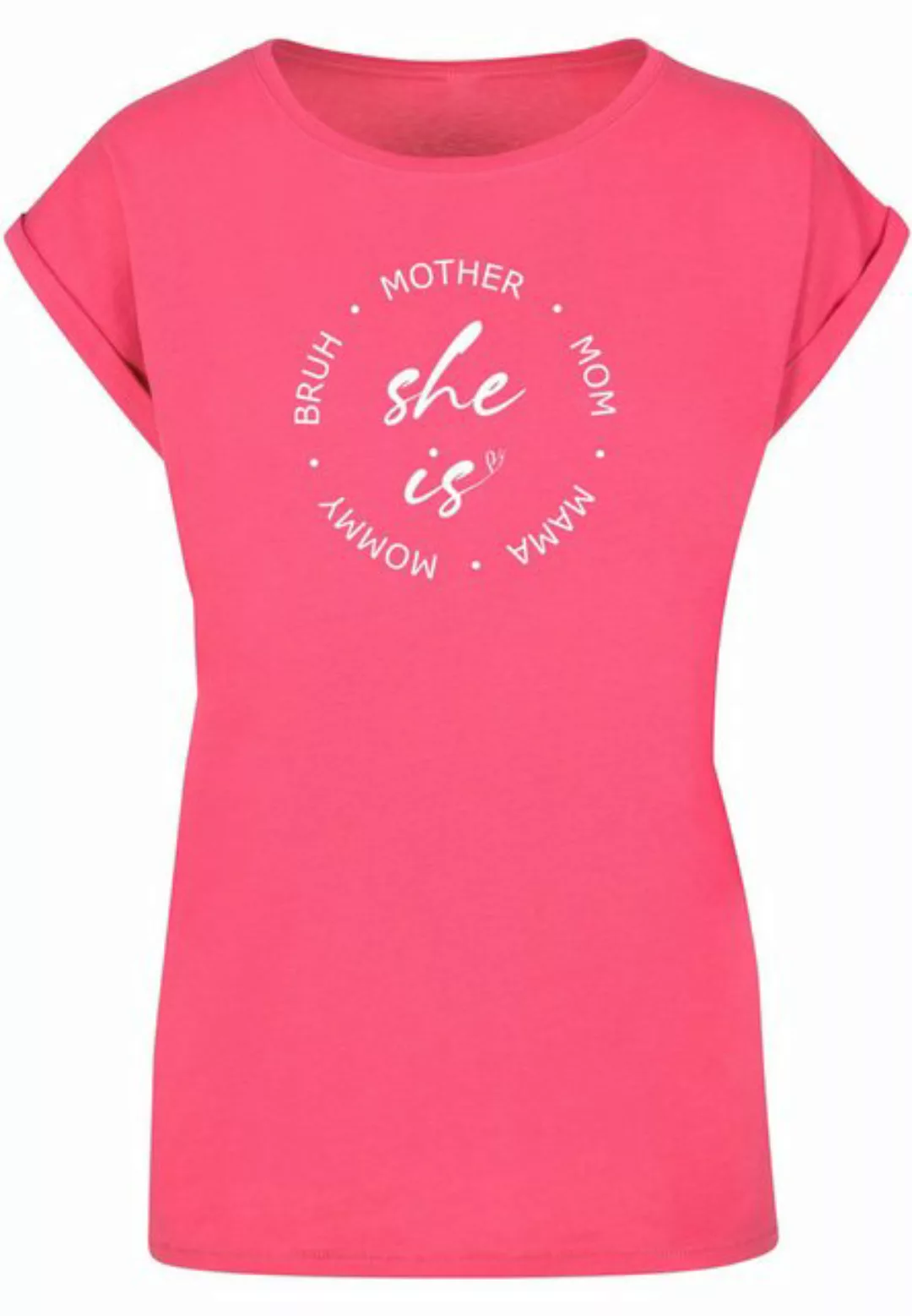 Merchcode T-Shirt Merchcode Damen Ladies Mothers Day - She is T-Shirt (1-tl günstig online kaufen