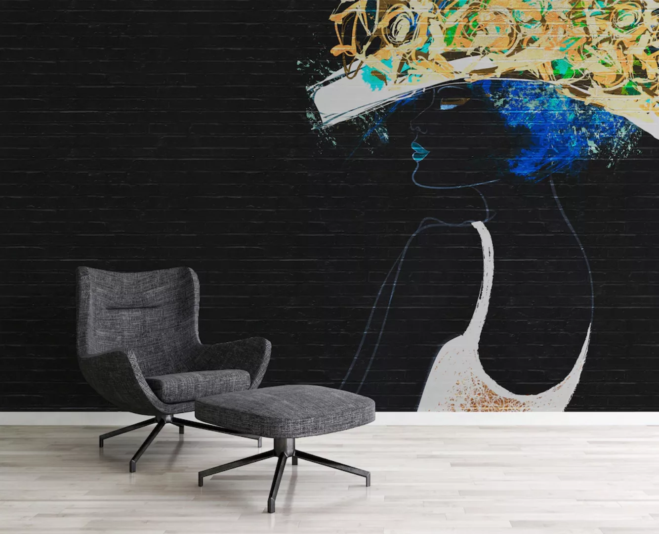 Architects Paper Fototapete »Atelier 47 Diva Wall 1«, abstrakt-Steinoptik, günstig online kaufen