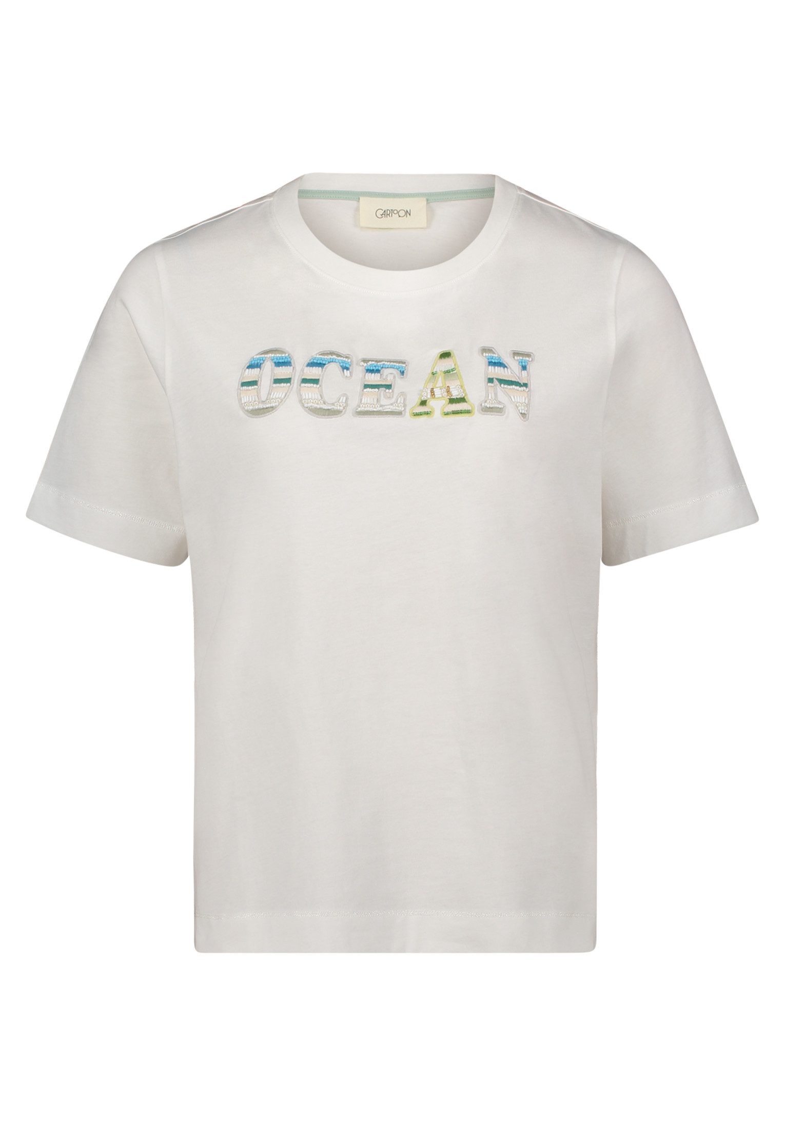 Cartoon Kurzarmshirt "Cartoon Damen Halbarm-Shirt mit Rundhalsausschnitt", günstig online kaufen