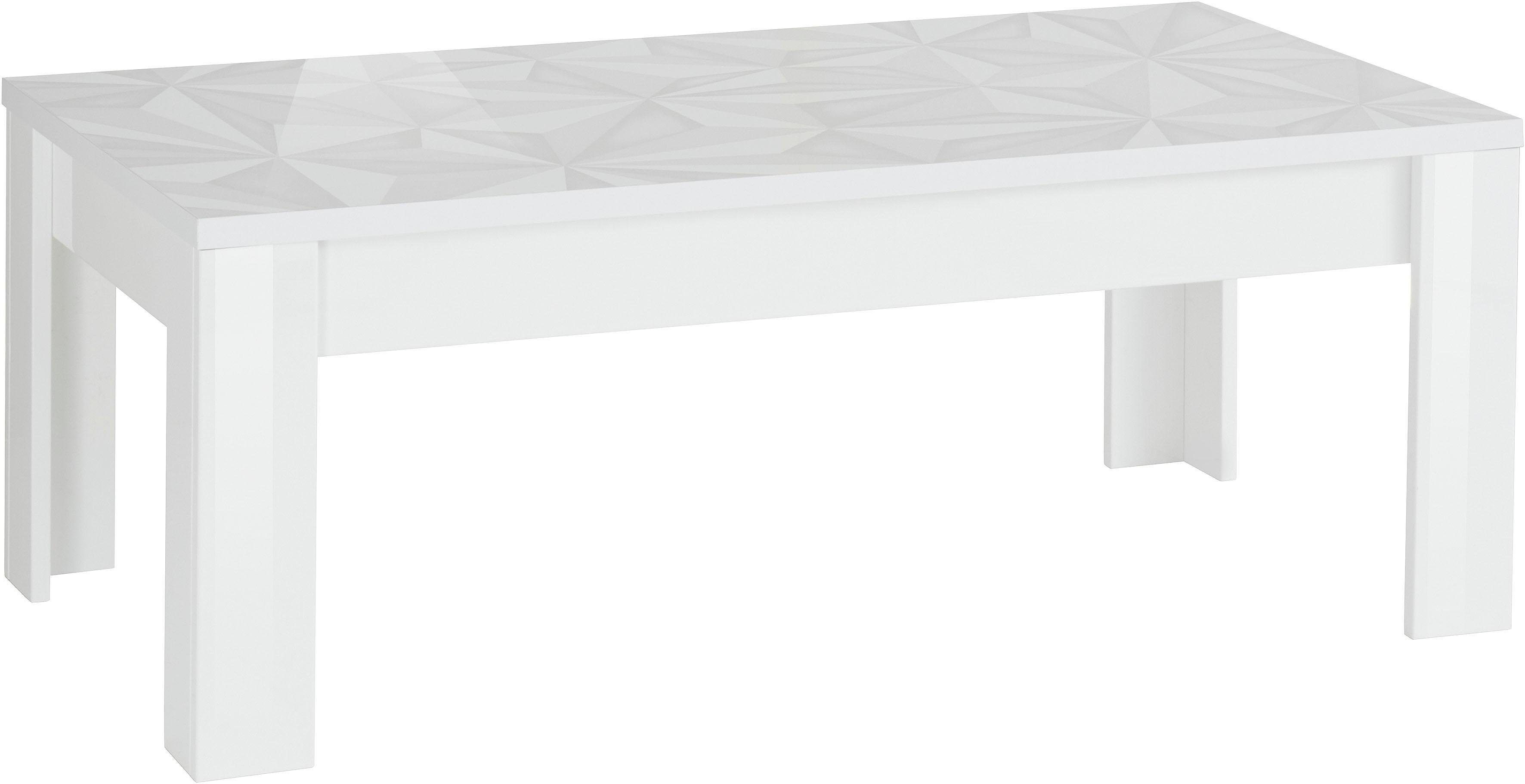 INOSIGN Couchtisch "Prima 122x65 cm, Wohnzimmertisch mit Winkelfuß", Sofati günstig online kaufen