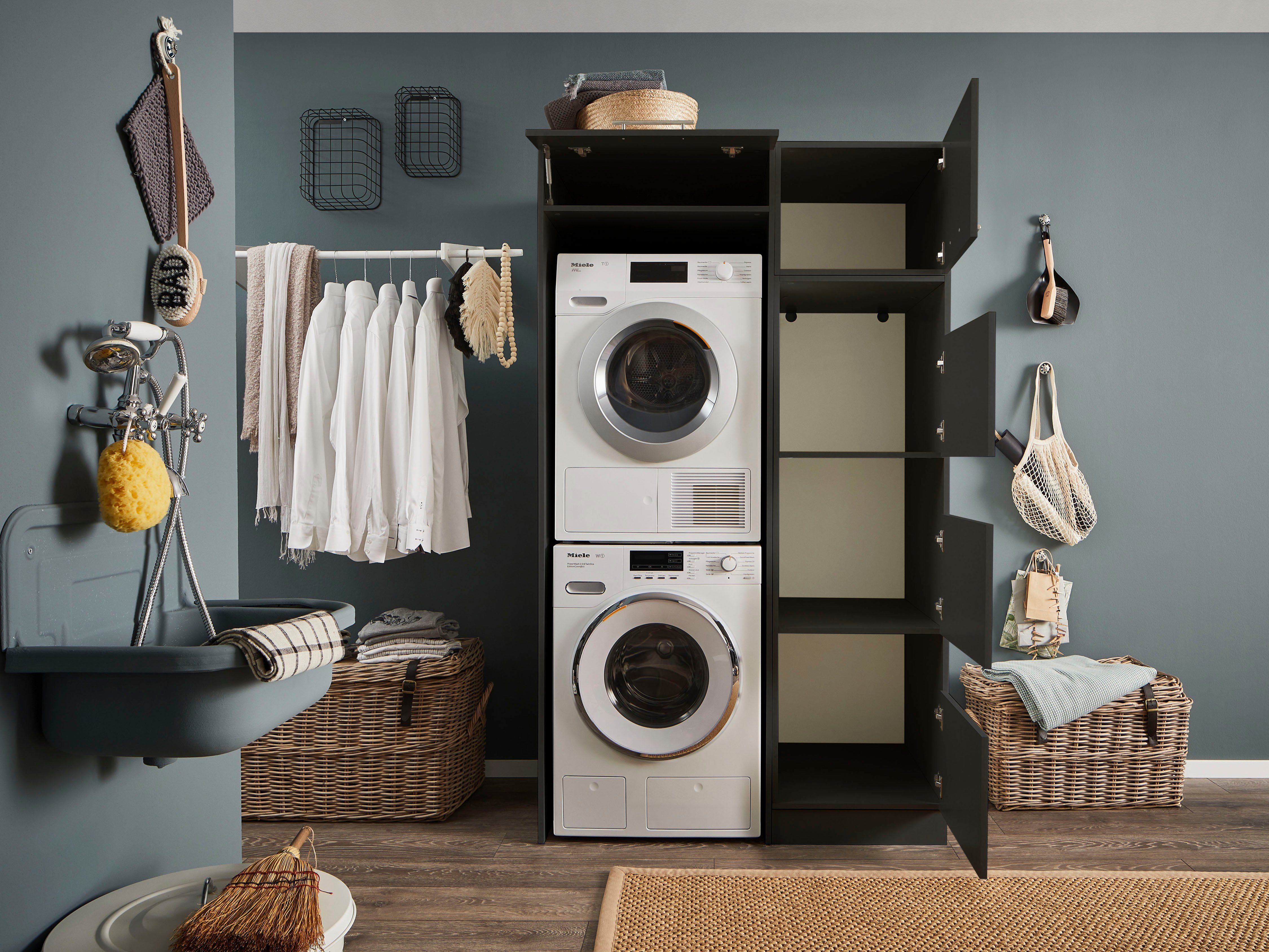 Laundreezy Mehrzweckschrank-Set LAUNDREEZY LDLK1, Breite 117,5 günstig online kaufen