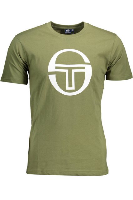 Sergio Tacchini T-Shirt Grünes Herren Kurzarm-T-Shirt mit Print und günstig online kaufen