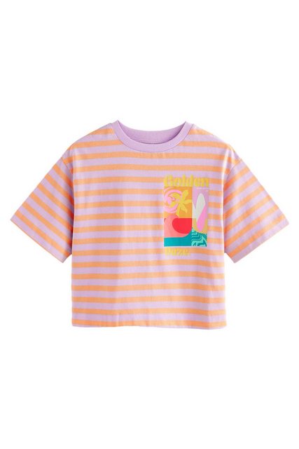 Next Oversize-Shirt T-Shirt mit Grafikprint aus Baumwolle, Poolside (1-tlg) günstig online kaufen