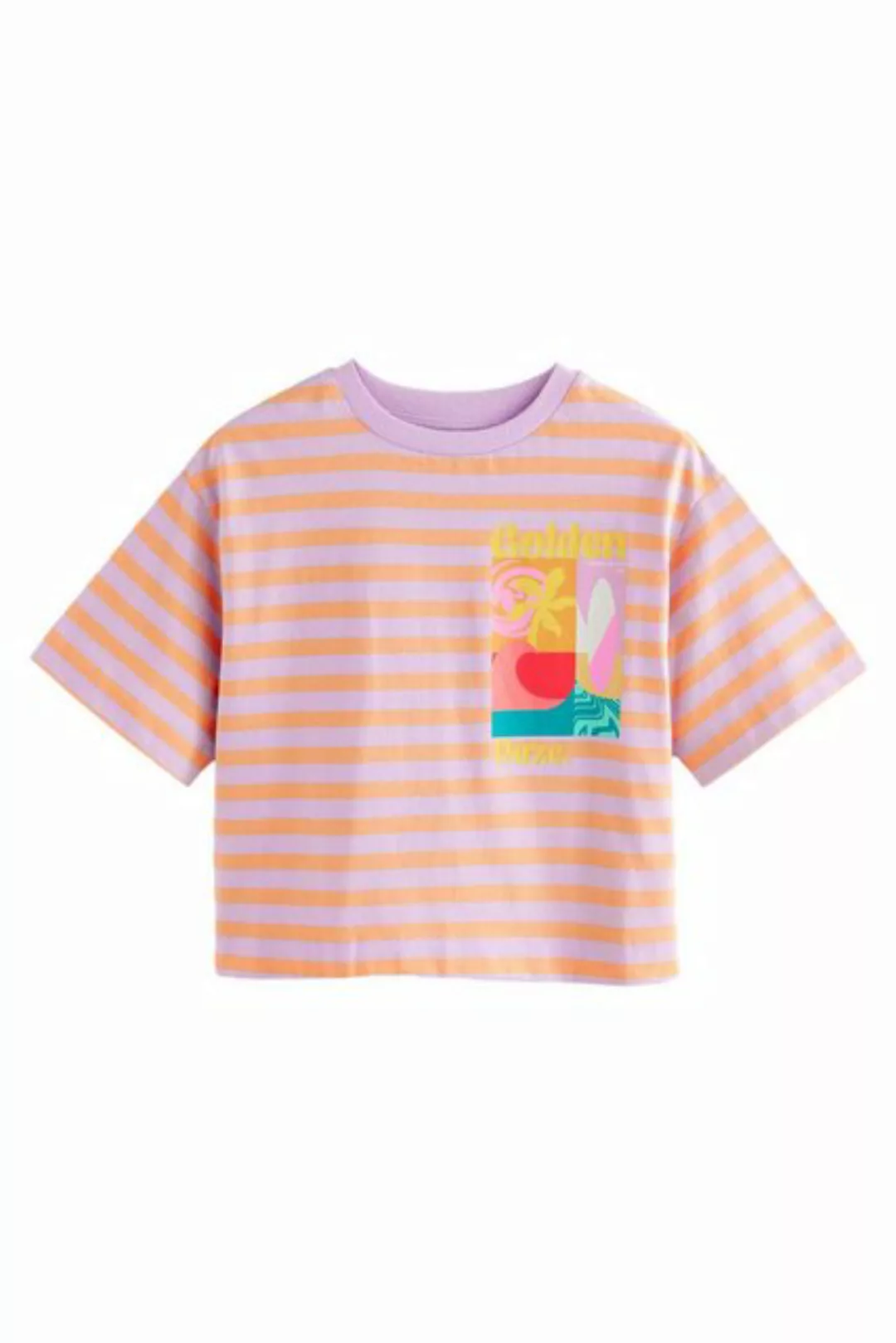 Next Oversize-Shirt T-Shirt mit Grafikprint aus Baumwolle, Poolside (1-tlg) günstig online kaufen