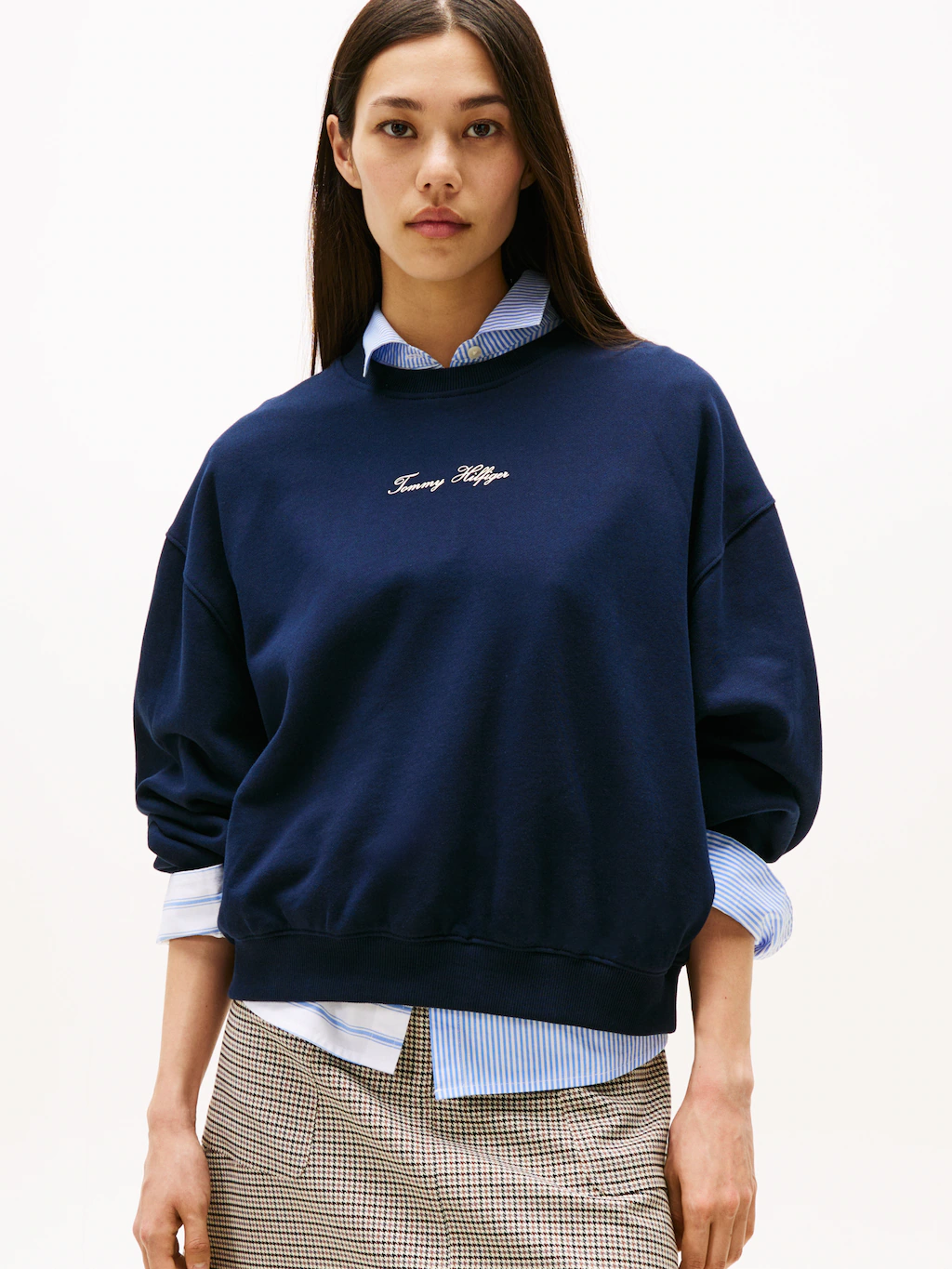 Tommy Hilfiger Sweatshirt "CLASSIC SCRIPT TERRY SWEATSHIRT" günstig online kaufen