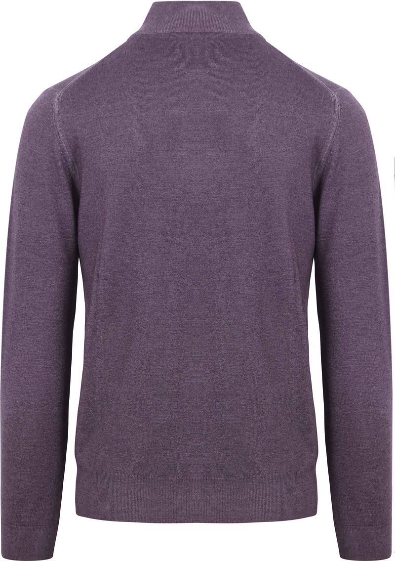 R2 Half Zip Pullover Merino Wolle Lila - Größe 3XL günstig online kaufen