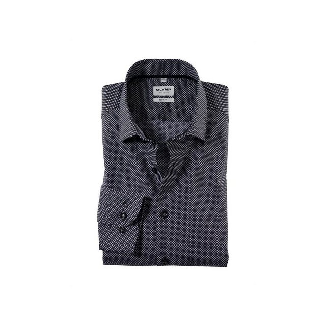 OLYMP Langarmshirt schwarz regular fit (1-tlg) günstig online kaufen