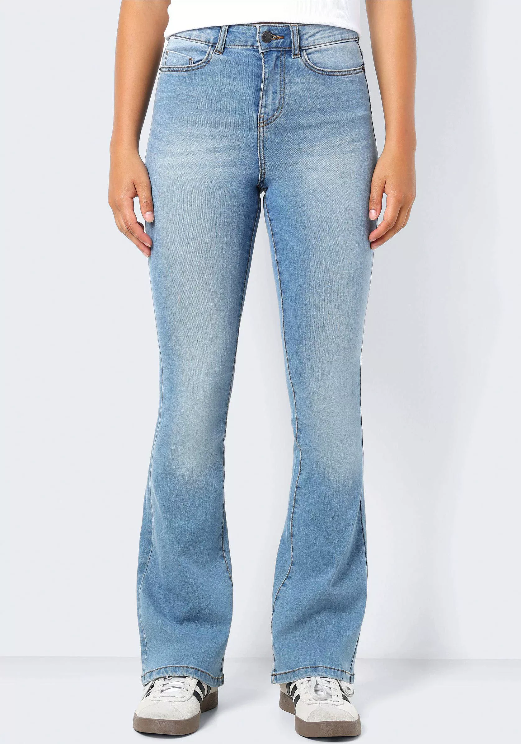 Noisy may Bootcut-Jeans "NMSALLIE HW FLARE JEANS VI162LB NOOS" günstig online kaufen