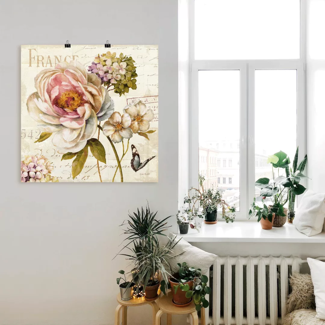 Artland Wandbild "Blumen III", Blumen, (1 St.), als Leinwandbild, Poster in günstig online kaufen
