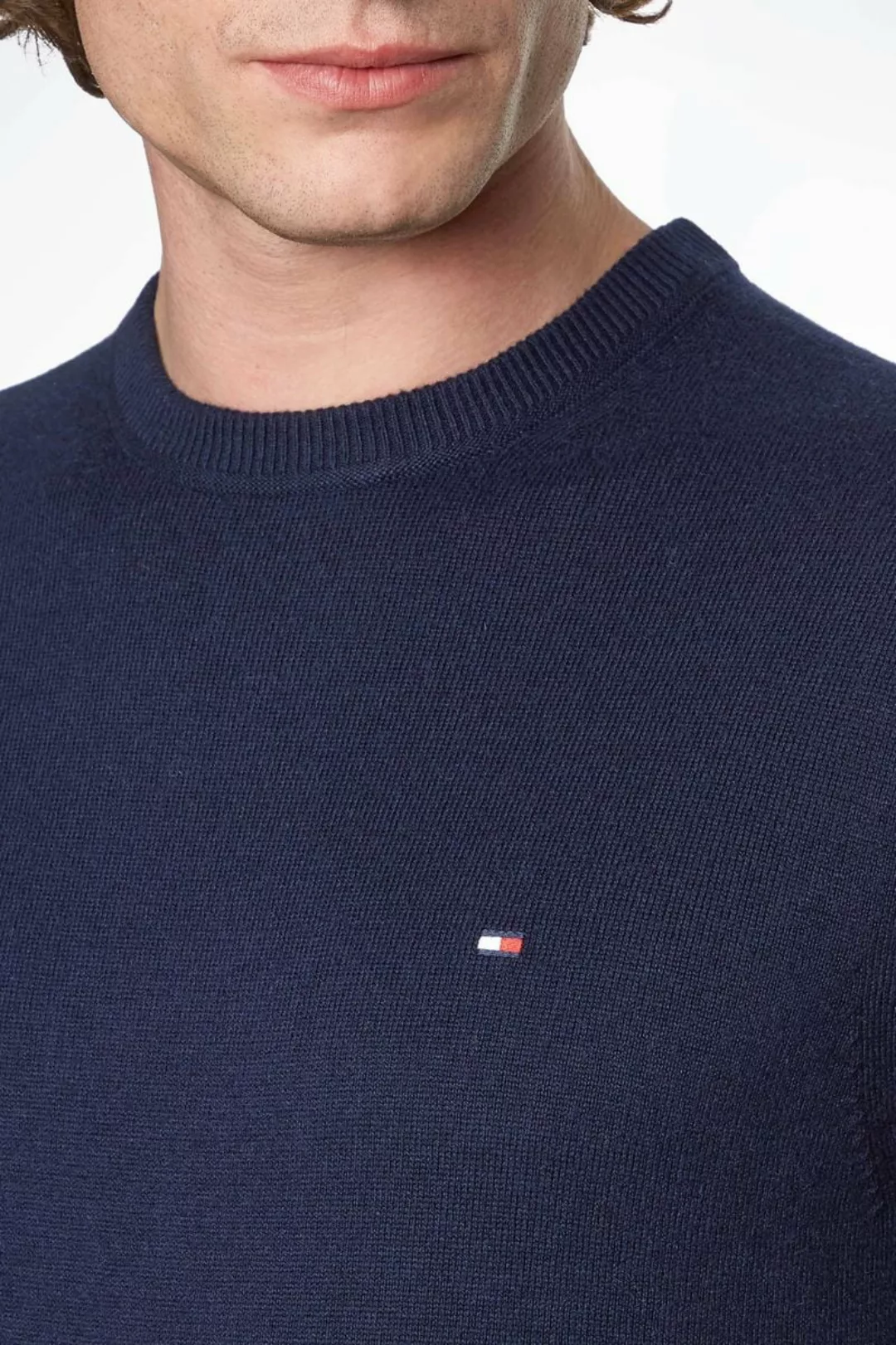 Tommy Hilfiger Pullover Kaschmir Dunkelblau - Größe 3XL günstig online kaufen