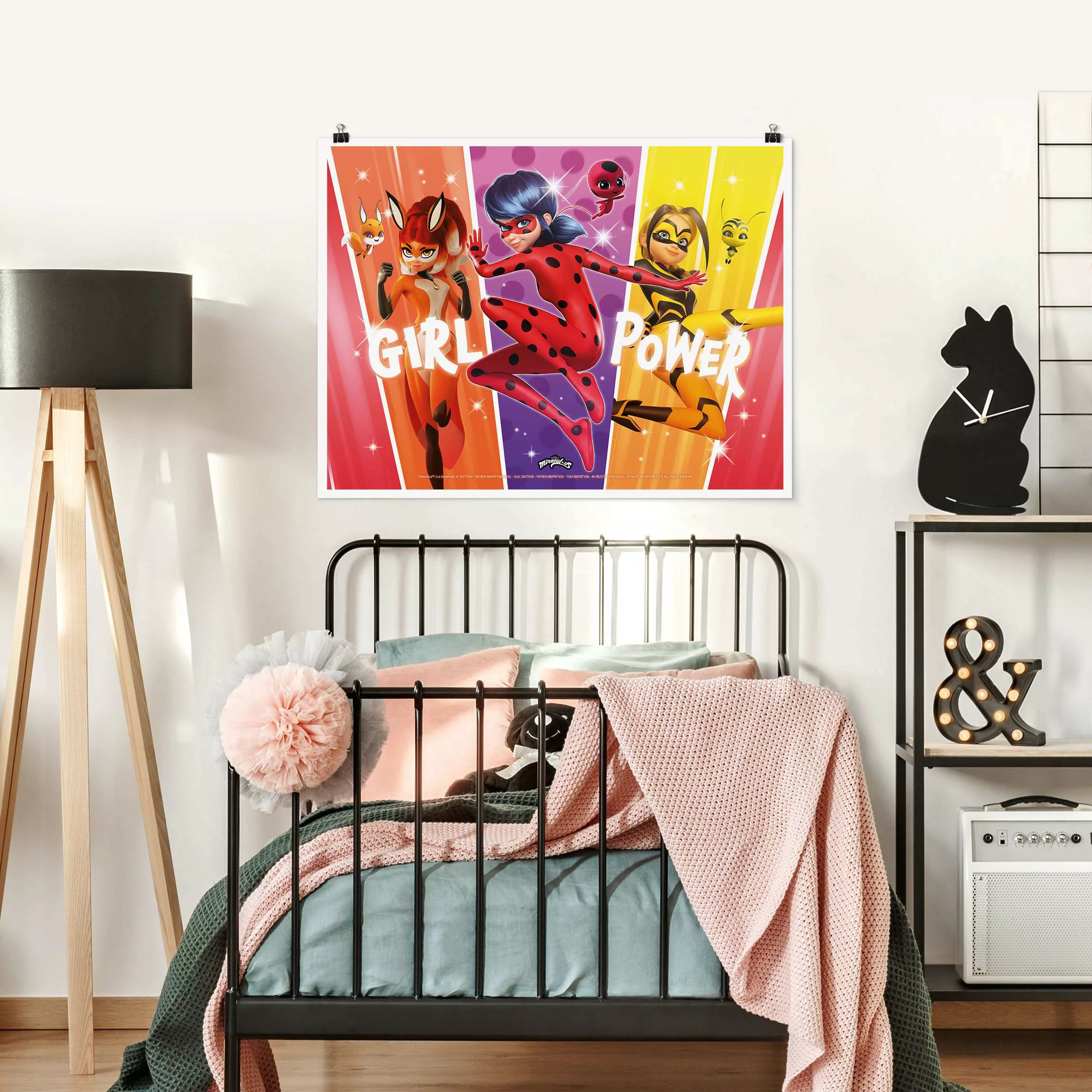 Poster Miraculous Regenbogen Girl Power günstig online kaufen