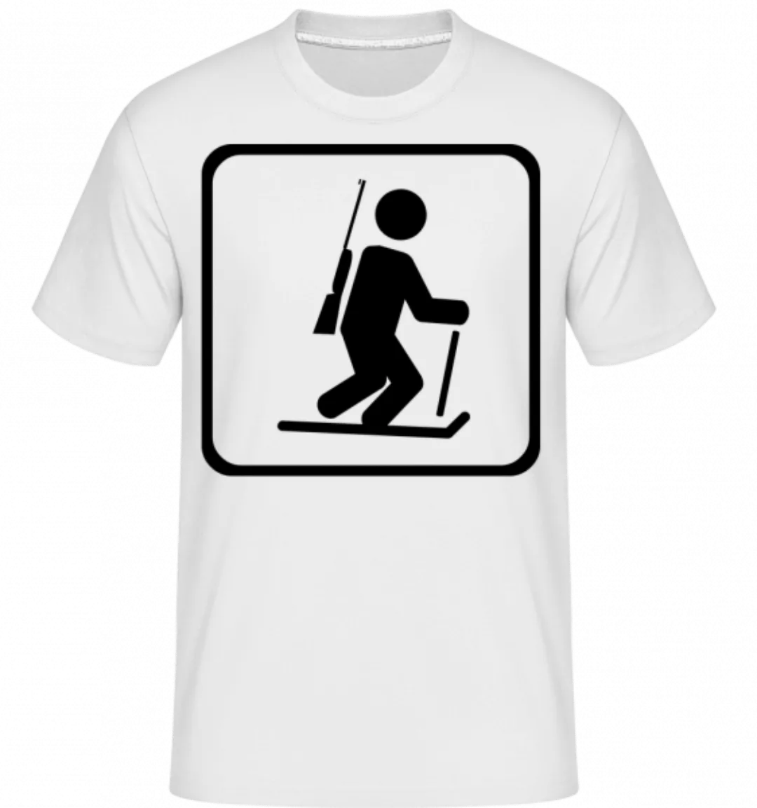 Biathlon Zeichen · Shirtinator Männer T-Shirt günstig online kaufen