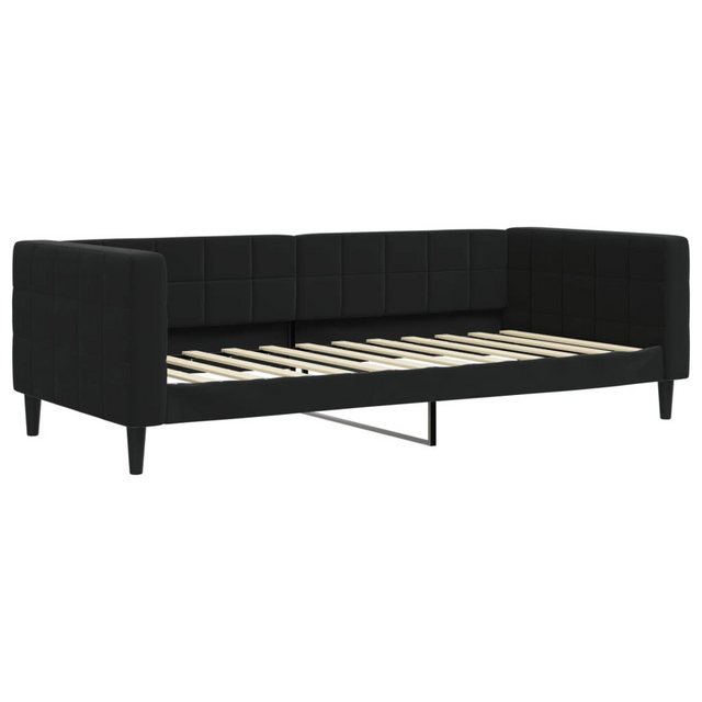 vidaXL Gästebett Tagesbett Schwarz 90x200 cm Samt Gästebett Gästecouch Gäst günstig online kaufen