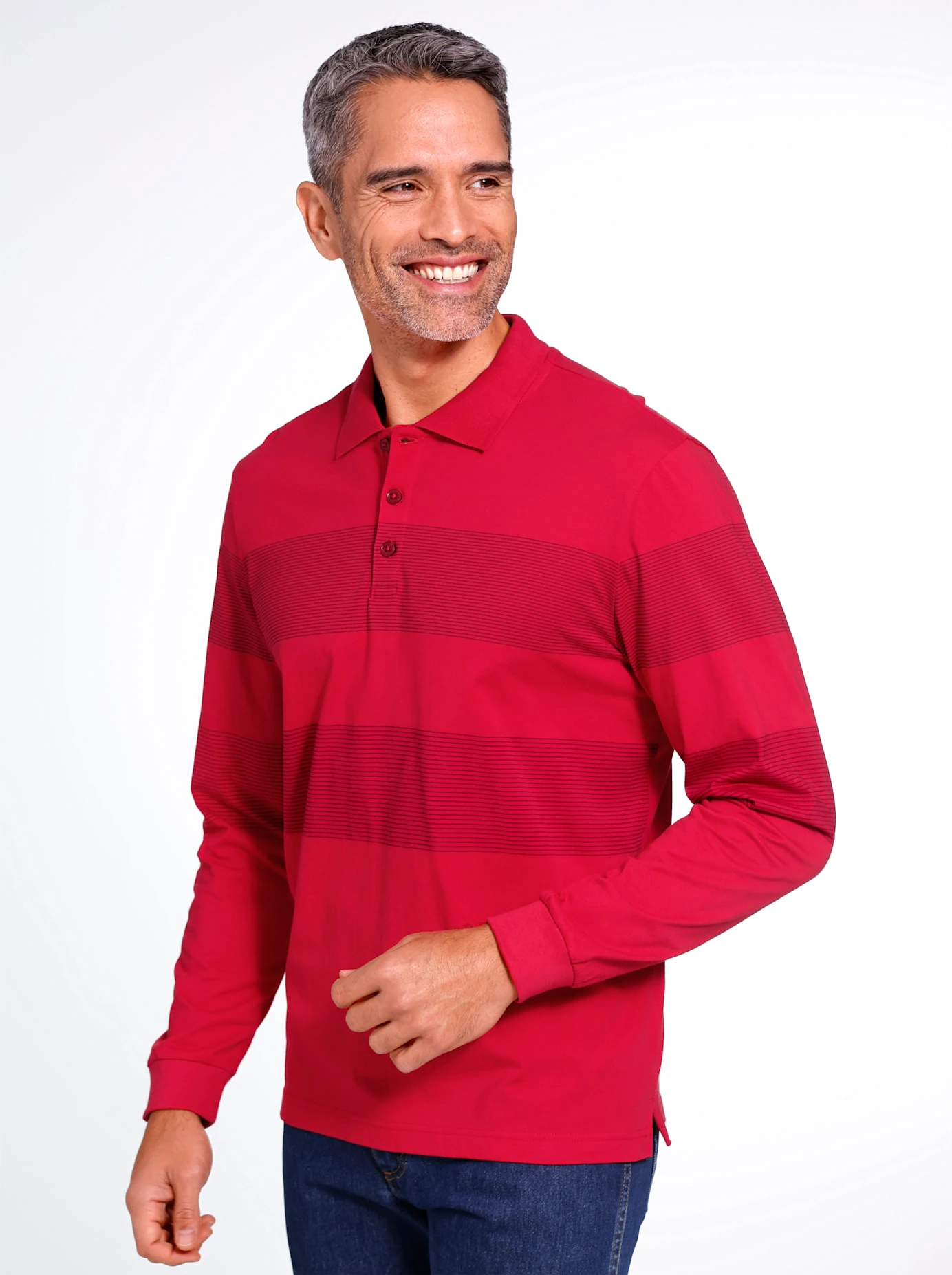 Classic Poloshirt "Langarm-Poloshirt" günstig online kaufen