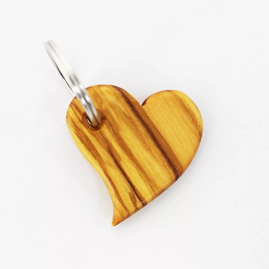 Schlüsselanhänger Aus Holz "Herz" günstig online kaufen