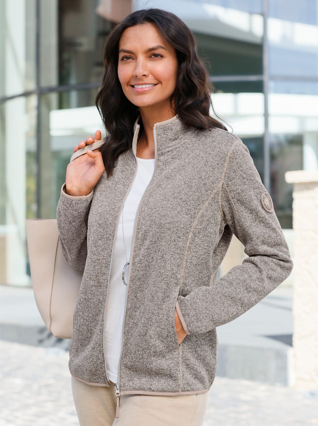Casual Looks Fleecejacke günstig online kaufen
