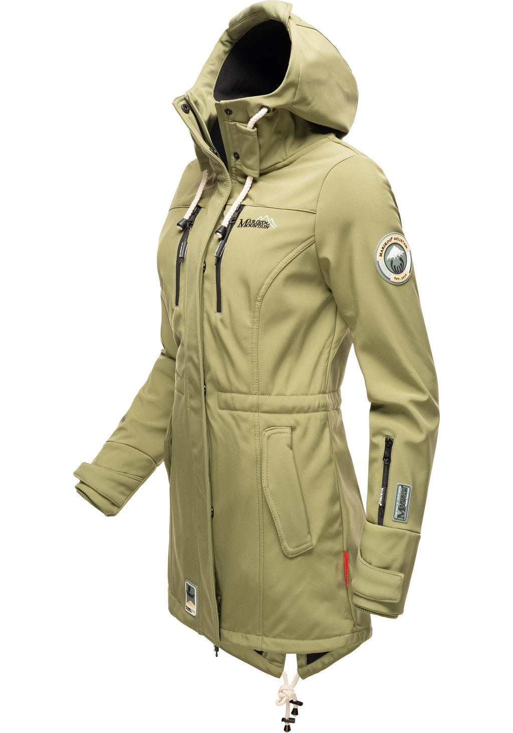 Marikoo Funktionsmantel "Zimtzicke", Wasserdichter Softshell Parka mit Kapu günstig online kaufen