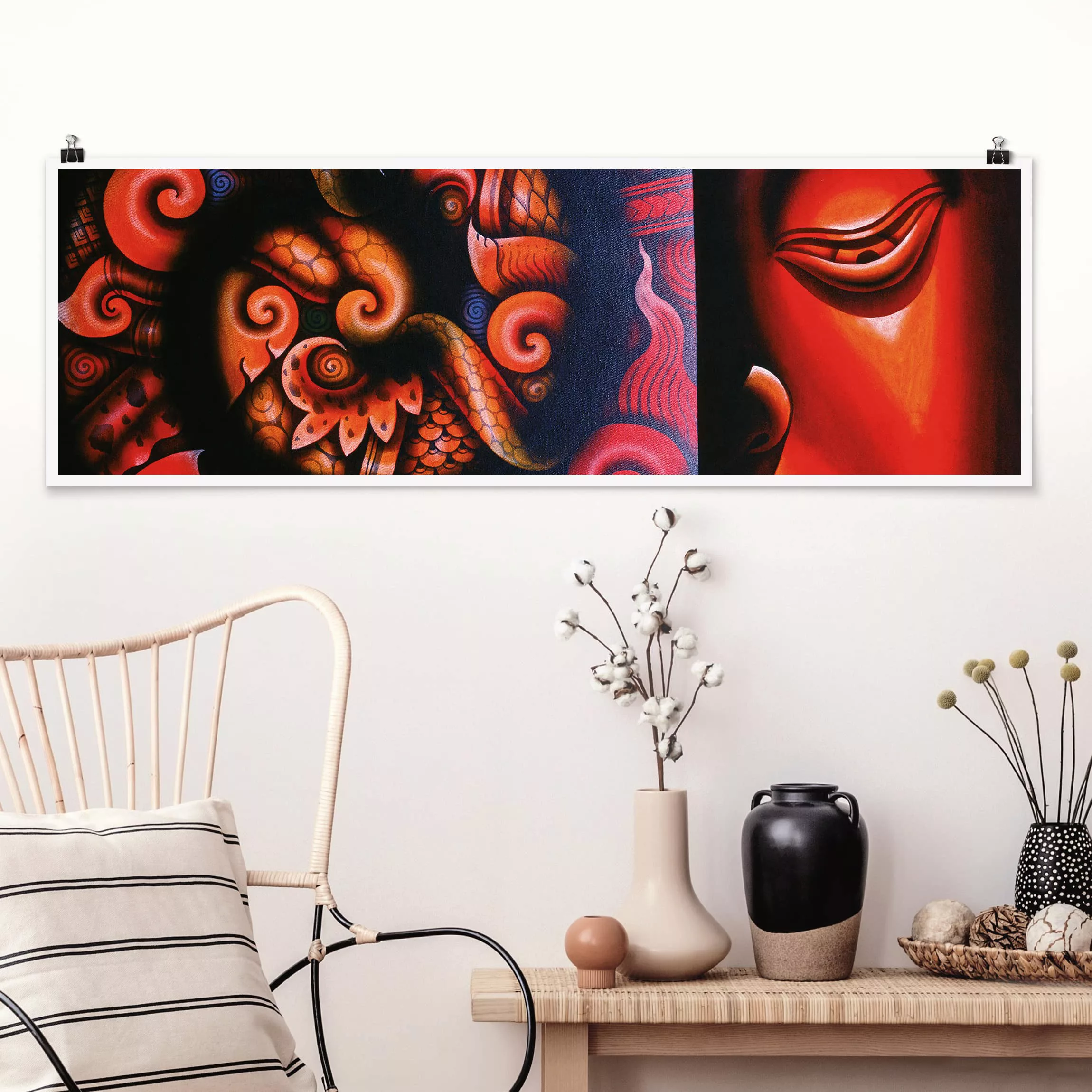 Panorama Poster Spirituell Inside Buddhas Mind günstig online kaufen