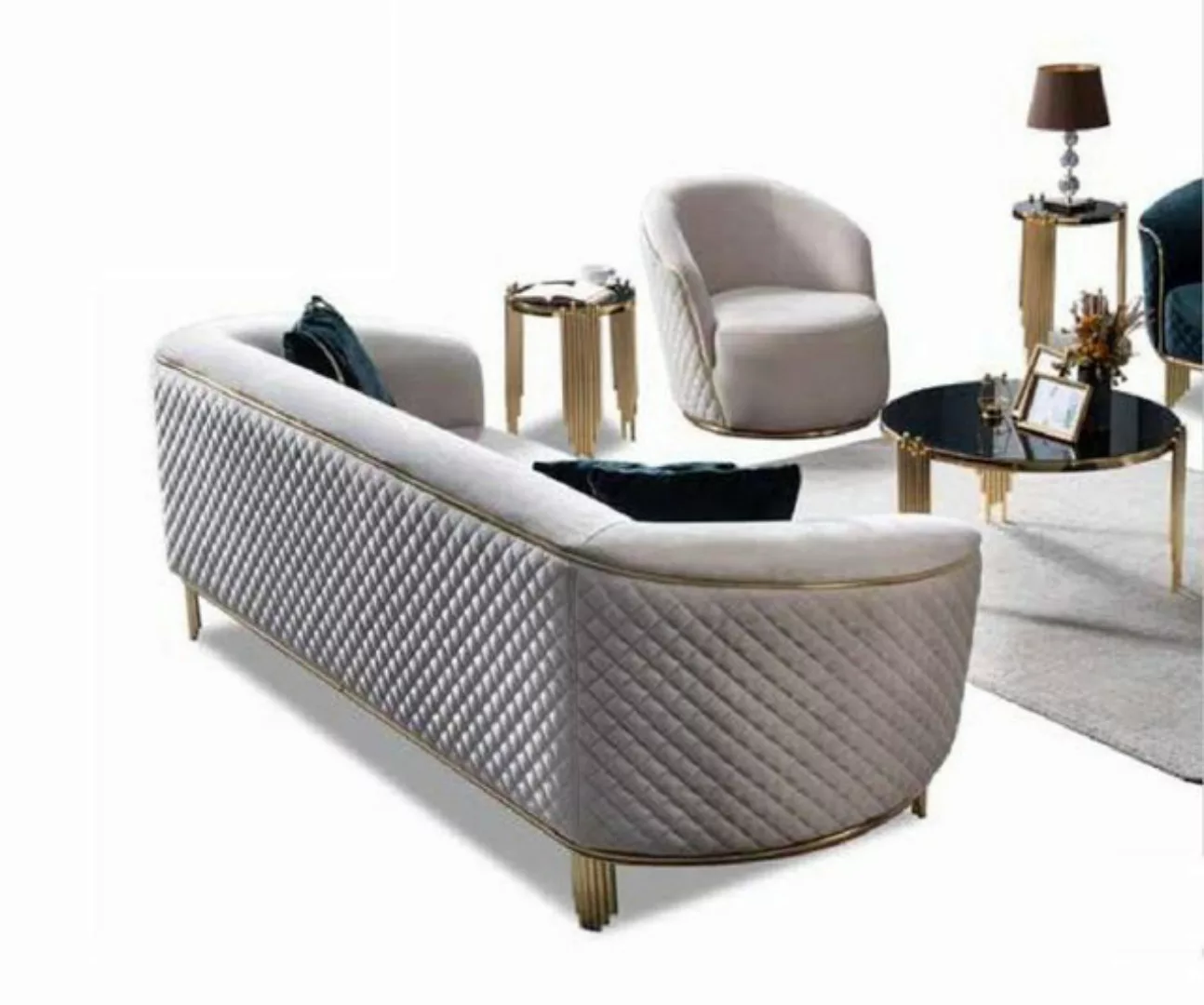 JVmoebel 3-Sitzer Luxus Dreisitzer Sofa Wohnzimmer Sitzmöbel Polstercouchen günstig online kaufen