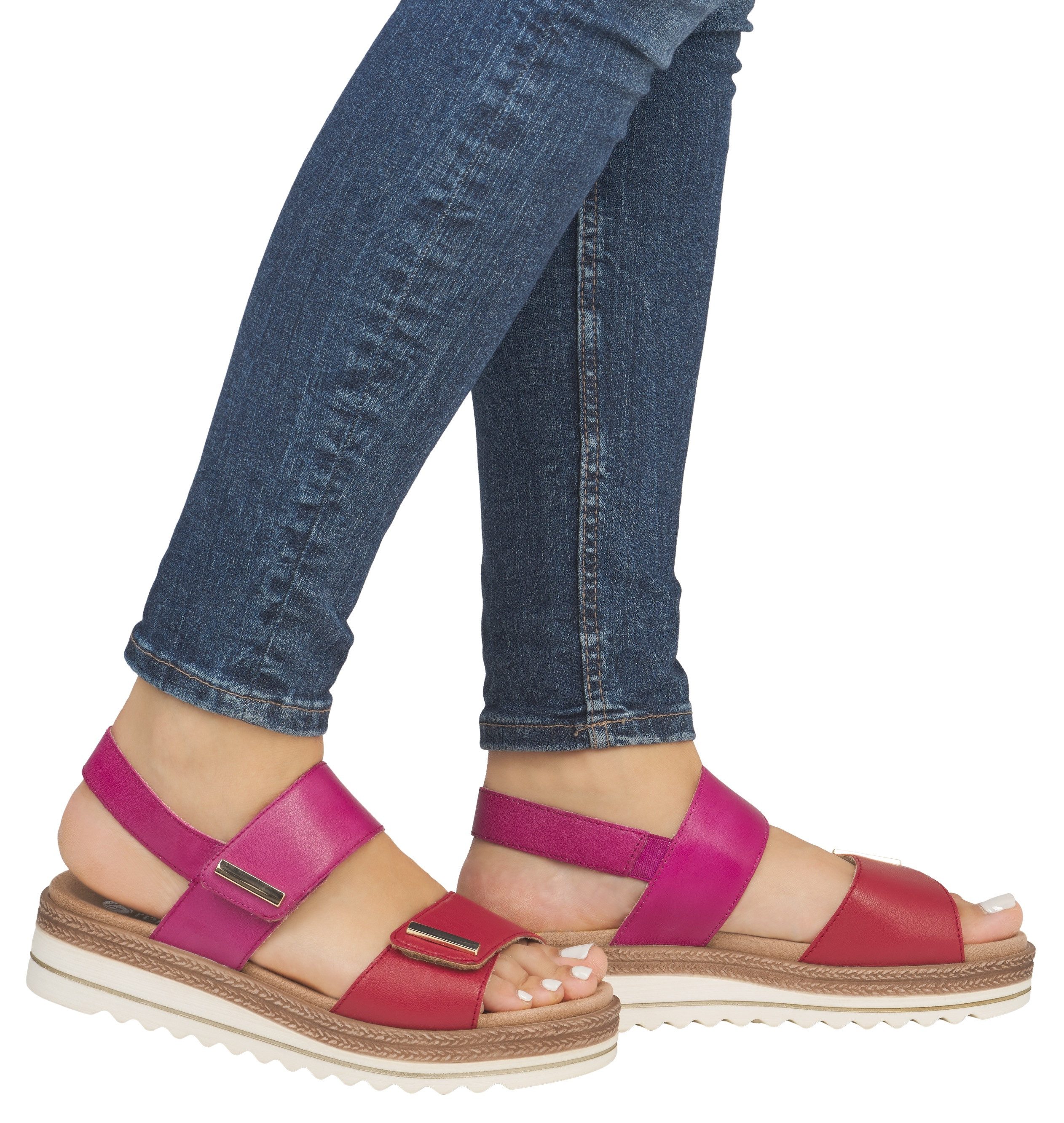Remonte Keilsandalette, Riemchensandale, Bequemschuh mit Schmuckelementen günstig online kaufen