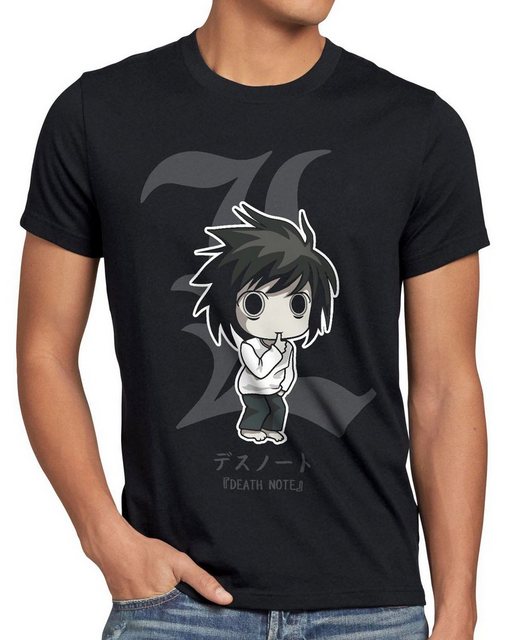 style3 Print-Shirt Herren T-Shirt L Kira note notizbuch anime manga yagami günstig online kaufen