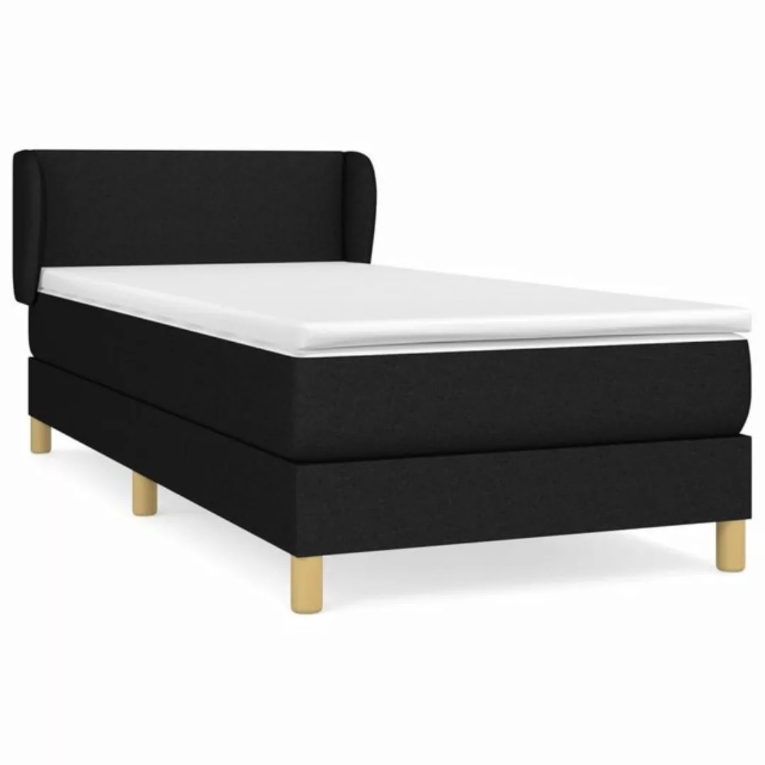 vidaXL Boxspringbett Bett Boxspringbett mit Matratze & Topper Stoff verschi günstig online kaufen