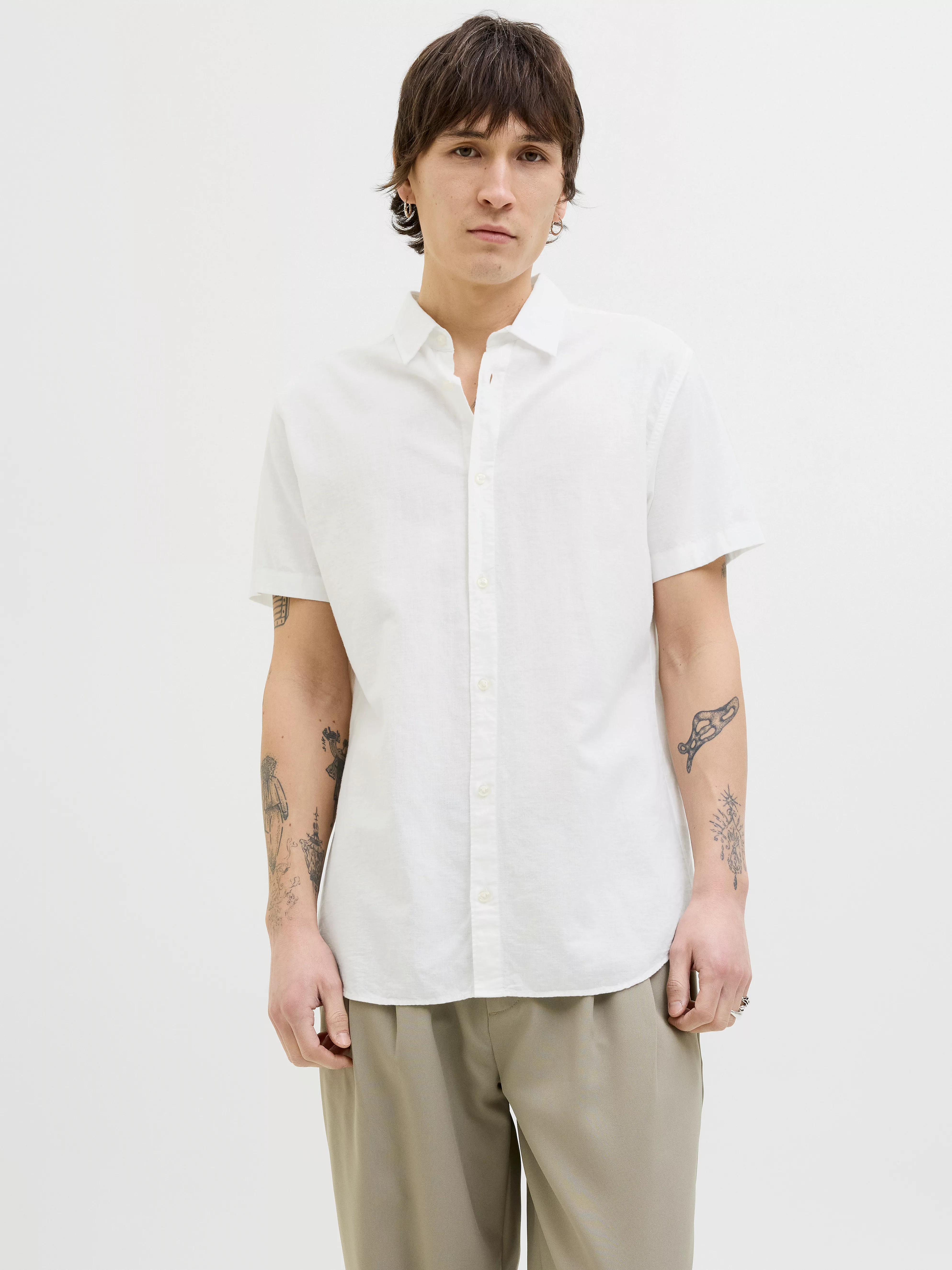 Jack & Jones Kurzarmhemd "JJEBREEZE SHIRT SS SN", mit Hemdkragen günstig online kaufen