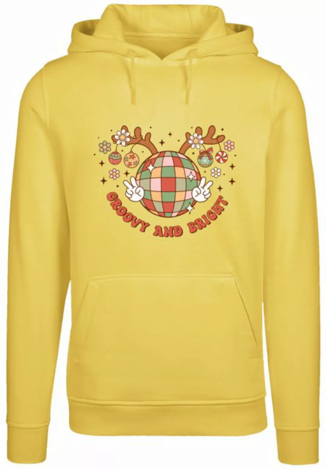 F4NT4STIC Kapuzenpullover "Groovy And Bright Christmas Disco Deer", Premium günstig online kaufen