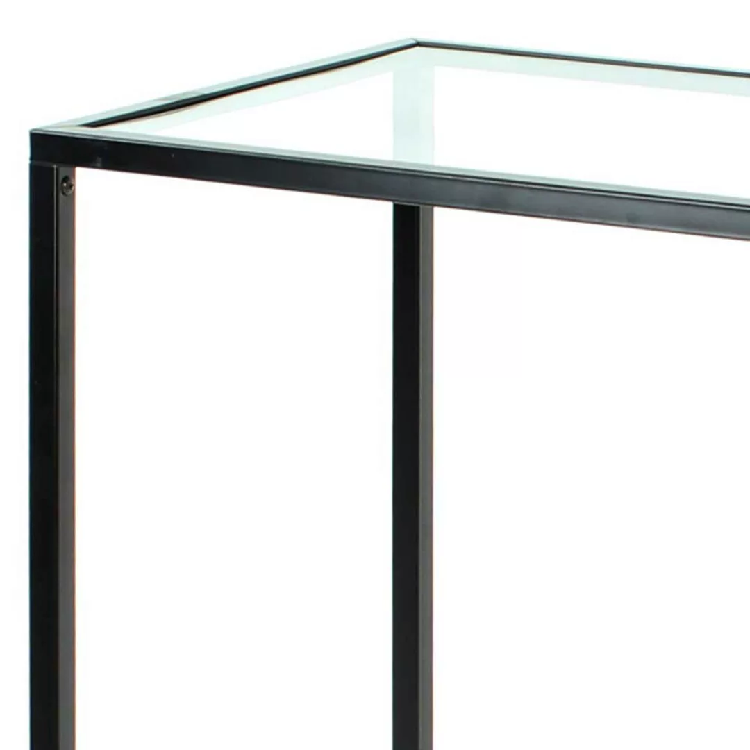 Schminkkonsole Tisch aus Glas und Metall Industry und Loft Stil günstig online kaufen