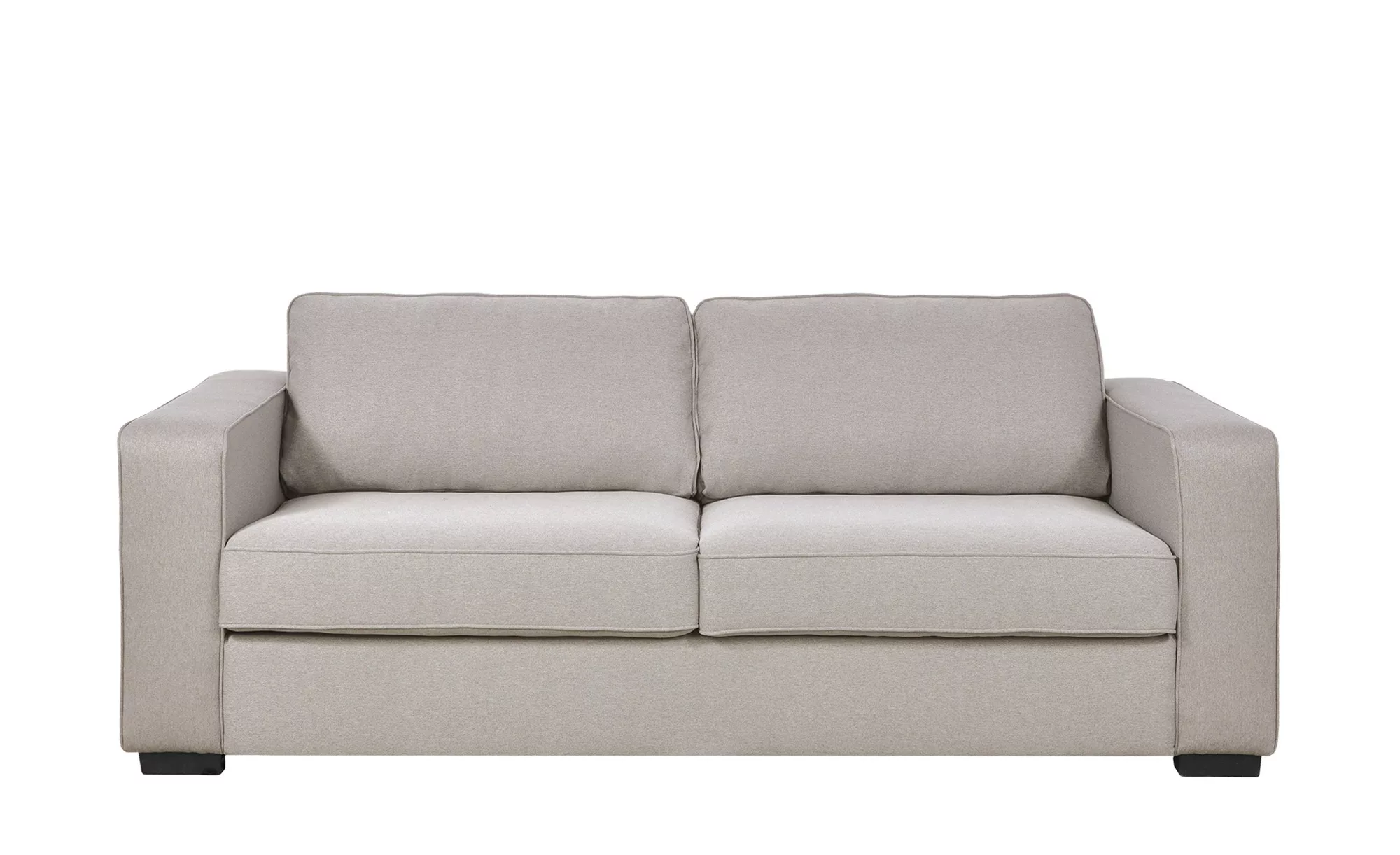 Sofa, 3-sitzig - beige - 220 cm - 94 cm - 87 cm - Polstermöbel > Sofas > 3- günstig online kaufen