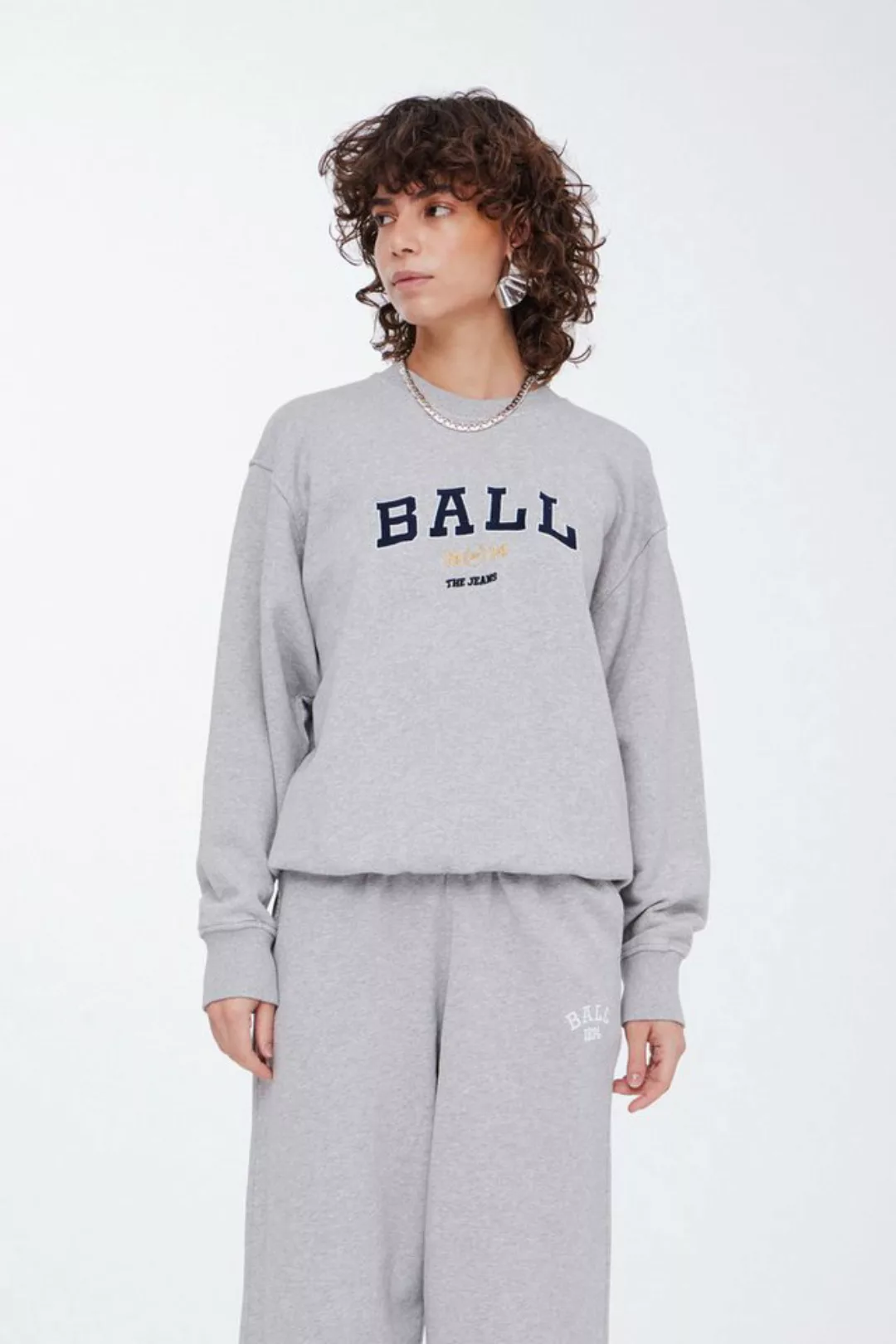 BALL Sweatshirt BALTAYLOR SWEAT rundhalspullover mit Stickereien günstig online kaufen