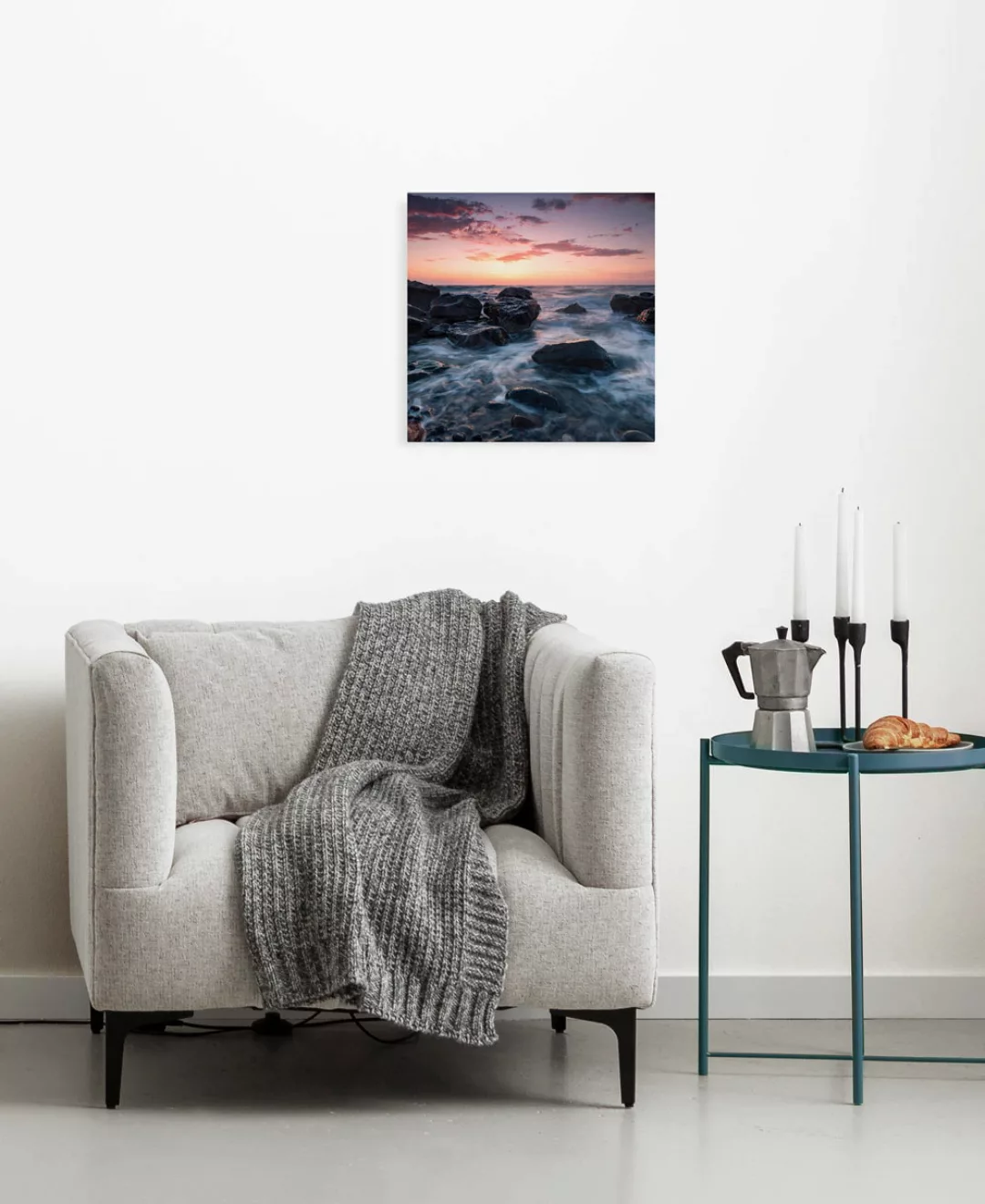 Komar Leinwandbild "Keilrahmenbild - Calm Current - Größe 30 x 30 cm", Baum günstig online kaufen