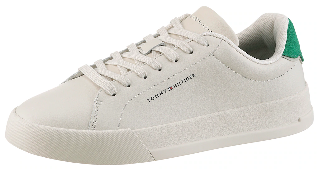 Tommy Hilfiger Plateausneaker "TH COURT LTH DETAIL ESS", Freizeitschuh, Hal günstig online kaufen