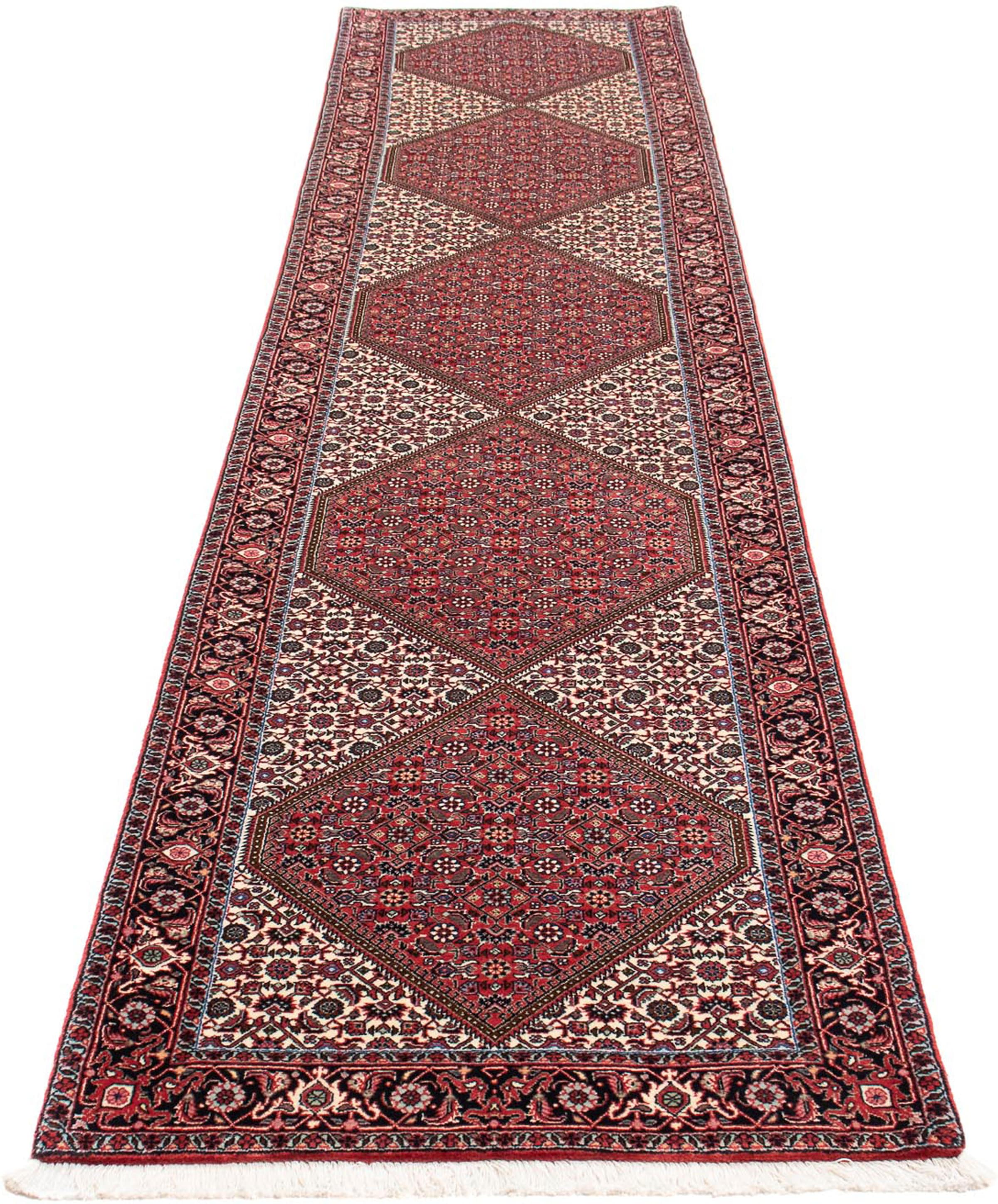 morgenland Orientteppich »Perser - Bidjar - 403 x 86 cm - dunkelrot«, recht günstig online kaufen