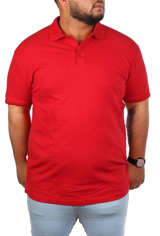 Young & Rich Poloshirt Herren Übergröße Basic big size optimierte moderne P günstig online kaufen