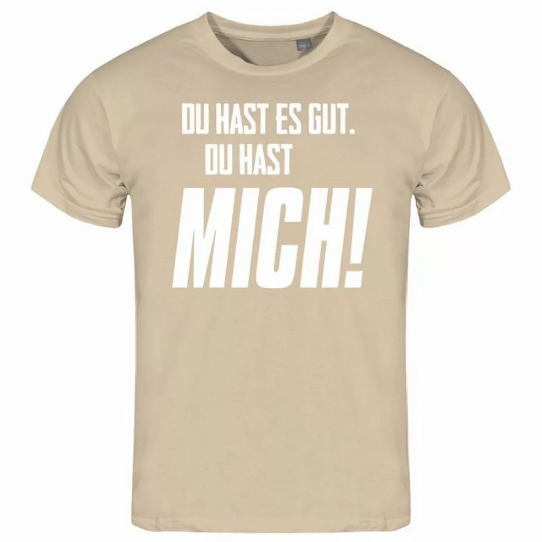 deinshirt Print-Shirt Herren T-Shirt Du hast es gut du hast mich Funshirt m günstig online kaufen