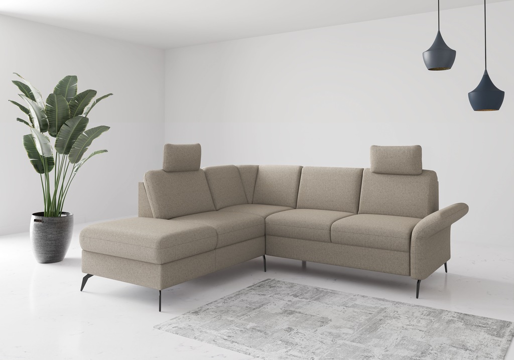 Home affaire Ecksofa "Rochelle", wahlweise mit Bettfunktion, Bettkasten und günstig online kaufen