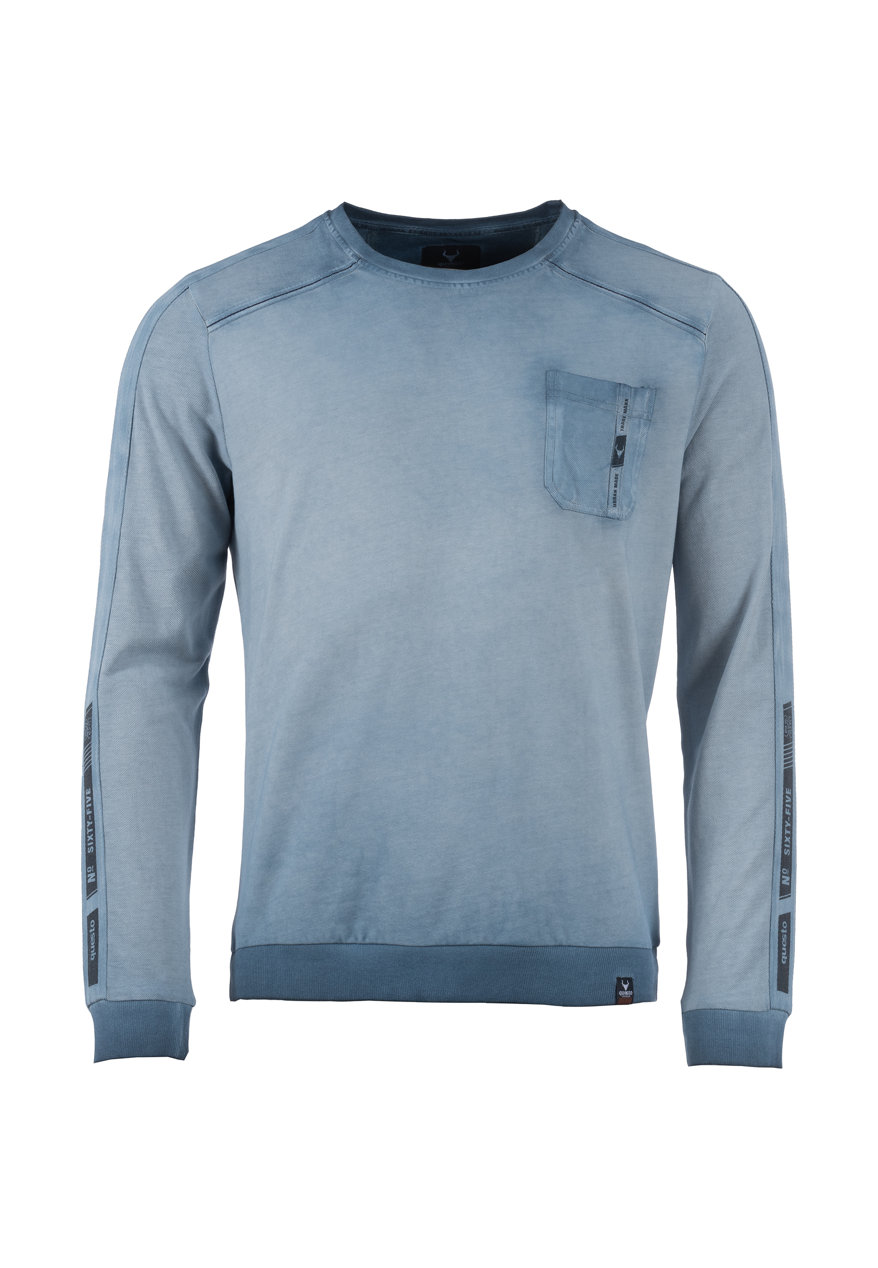 Questo Sweatshirt GilbertQU steel blue günstig online kaufen