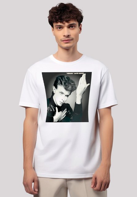 F4NT4STIC T-Shirt David Bowie Heroes Album Cover Premium Qualität günstig online kaufen