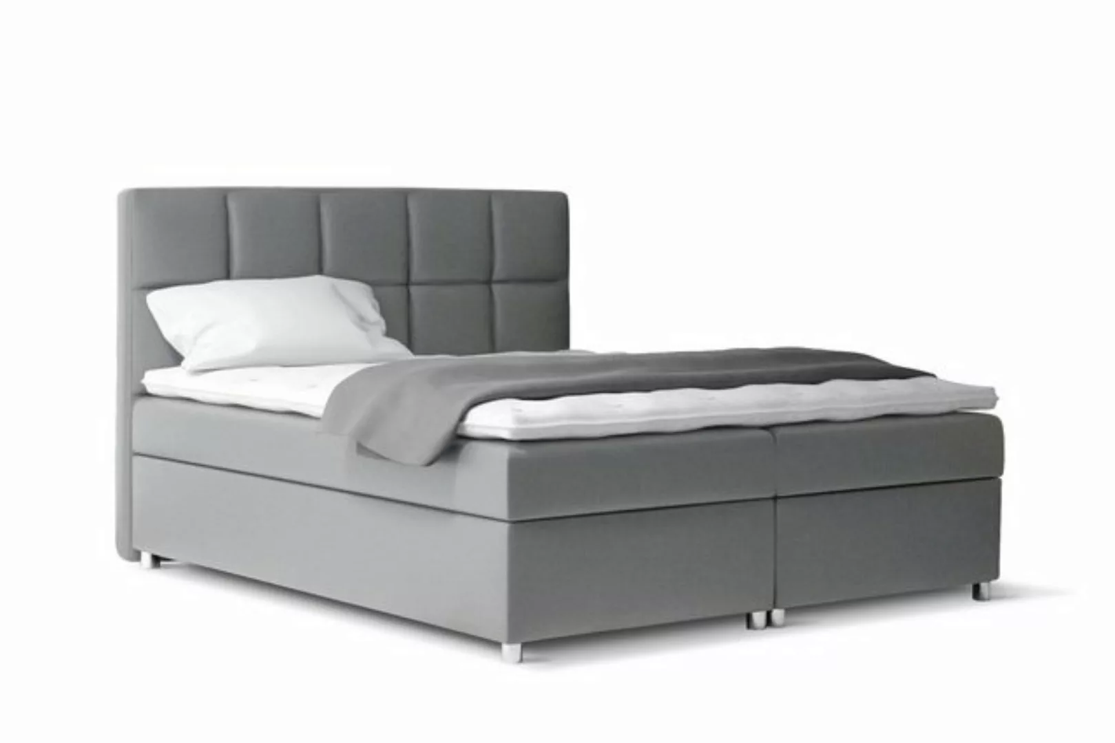 Stylefy Boxspringbett Hector (Schlafzimmerbett, Bett), gepolstert günstig online kaufen